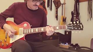 Lovepedal Tchula Boost on with Les Paul R9 [upl. by Liatnahs]