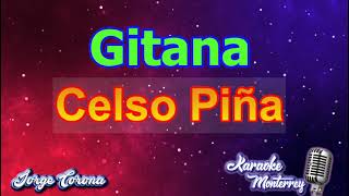 Karaoke Monterrey  Celso Piña  Gitana [upl. by Assetnoc972]