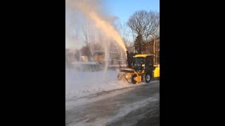 Multihog with SnoQuip Plow Tackles New Hampshire Winter [upl. by Irianat]