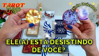 🤐POR QUE TANTO SILÊNCIO ELEA ESTÁ DESISTINDO DE MIM ESSE AFASTAMENTO ACABA COMO ELE ESTÁ HOJE🔮 [upl. by Peppard534]