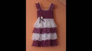 vestidos a crochet para niña de 3 años Parte 1 de 4 [upl. by Jara]