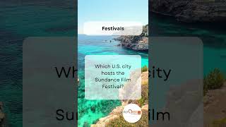 Travel Trivia  Sundance Film Festival shorts Utah luxurytravel besttravelagent travelagent [upl. by Etteraj]