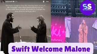 quotSuki Waterhouse Stunning Debut amp Taylor Swift Surprise Guests At Wembleyquot Post Malone Taylor Swift [upl. by Keelia]