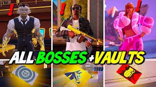 ALL Bosses Mythic Weapons amp Vault Locations Guide  Fortnite Remix Chapter 2 [upl. by Ghiselin334]