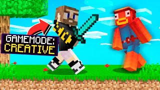 Minecraft Manhunt but Kills Give me Creative Mode [upl. by Llenad462]