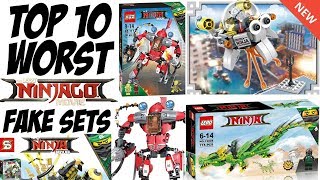 TOP 10 WORST LEGO NINJAGO MOVIE FAKE SETS [upl. by Min]