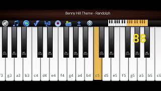 Benny Hill Theme  Randolph by Piano 🎹 [upl. by Aneehsal10]