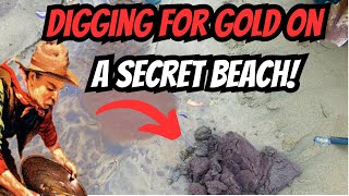 Finding Great GOLD on a Hidden Oregon BEACH [upl. by Cogan816]