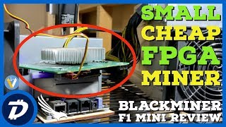 Small Cheap FPGA Miner  Hashaltcoin Blackminer F1 Mini Review  Odocrypt FPGA Mining  Blake2b [upl. by Wait]