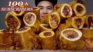 BRAISED BEEF BONE MARROW  100K Subscribers  MUKBANG ASMR [upl. by Niamor]