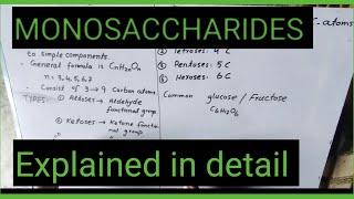 what are monosaccharides types and its classification  chemistry  class10 [upl. by Sanchez]