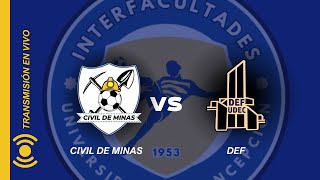 DEF vs Civil de Minas Clausura Interfacultades Udec 2024 [upl. by Aifas]