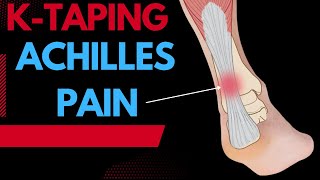 How to treat Achilles Tendonitis using Kinesiology tape [upl. by Henrique]