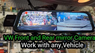 Rear view mirror camera install VW Passat CC [upl. by Anestassia]