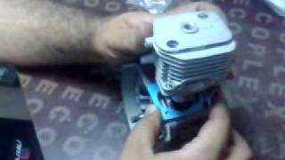 2 stroke gasoline rc engine assembling part 2  فك و تركيب محرك جازولين الجزء الثاني [upl. by Harmon]