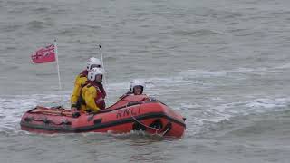 Clacton RNLI Inshore Lifeboat 16 Nov 2024 [upl. by Aisatnaf]