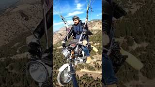 ı built myself a flying motorcycle paragliding hasankaval gopro shortsvideo [upl. by Drais899]