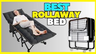 Top 5 Best Rollaway Folding Bed With Mattress 2023 Space Saving Fold Up Bed [upl. by Amitak]