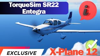 TorqueSim SR22 Entegra for XPlane 12 [upl. by Atinrehs189]