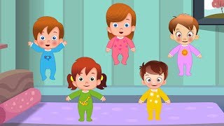 Five Little Babies  Nursery Rhyme  kids songs  baby rhyme [upl. by Hannahsohs346]