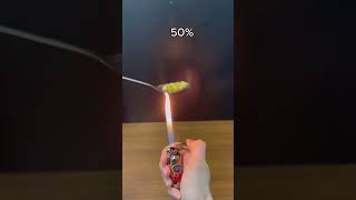 Power of lighter VS Corn experiment viralvideo shortvideo video [upl. by Jorin820]