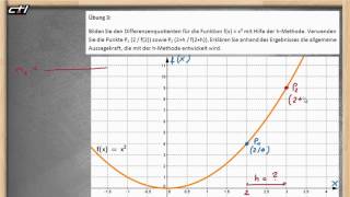 Differenzenquotient  Durchschnittliche mittlere Änderungsrate ★ Übung 3 [upl. by Htir659]