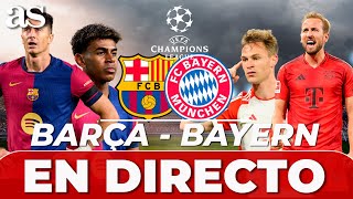 EN VIVO FC BARCELONA vs BAYERN MÚNICH y ATLÉTICO vs LILLE  CHAMPIONS LEAGUE [upl. by Eedak]