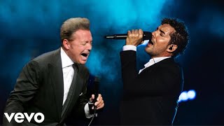 Luis Miguel Y David Bisbal quotContigo Aprendíquot En Vivo [upl. by Warchaw]