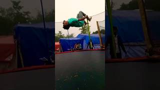 WORLD 😱😱🤸‍♂️😭👈RECORD MOST FLIPS ON A TRAMPOLINE 9 FlipsJesse Heffels1crore views [upl. by Enitnatsnoc310]