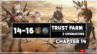 Arknights 1416  Trust Farm Easy Strategy  Absolved Will Be The Seekers [upl. by Mendie]