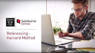 How To Reference  Harvard Style Referencing Guide  Swinburne Online [upl. by Maurreen]