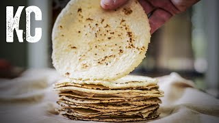 HOW TO MAKE CORN TORTILLAS FROM SCRATCH [upl. by Narok771]