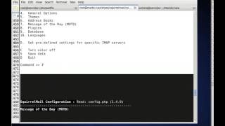 Postfix Dovecot Squirrelmail configuration [upl. by Nyleda956]