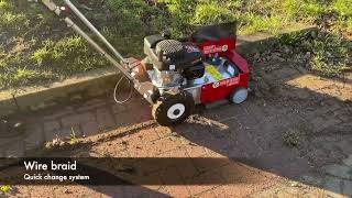 Perie profesionala pt distrus buruienile Westermann WKB 330  Ecological Weed Remover Machine [upl. by Hubert864]