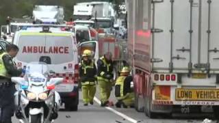 Hume Highway crash leaves three dead [upl. by Oilcareh514]