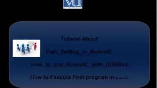 How to Run First BorlandC Progarm Using Dosbox And Path settings [upl. by Micky]