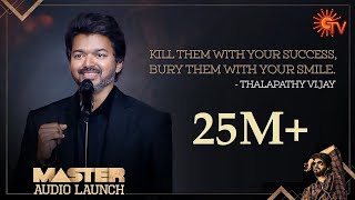 Thalapathy Vijays speech  MASTER Audio Launch  Sun TV [upl. by Zavras475]