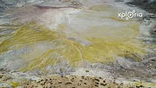 Nissiros volcano Nissiros Dodecanese Islands Greece 201909 aerial video [upl. by Litman62]