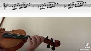 Vivaldi Summer Prestoshortviolin tutorialclose upsheet musicperformance tempo [upl. by Airdnala]