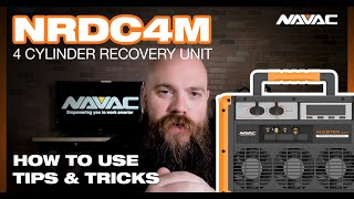 HOW TO USE THE NRDC4M  FOUR CYLINDER RECOVERY UNIT [upl. by Beauvais]