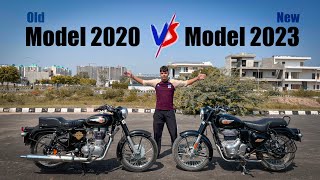 2020 VS 2023 Model Bullet 🤩  Riding Comparisons AND Review 👻  Sukh Harinder [upl. by Nuoras]