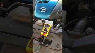 How to do Voltage drop test on your Alternator using a Multimeter Quick n Easy Mazda CX 5 [upl. by Annaya342]