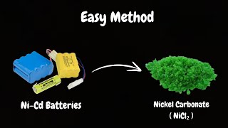 Extraction of Nickel From Old NICd Batteries  Part2 [upl. by Gnot607]