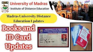 Madras University IDE Books amp ID card Updates  Classlike [upl. by Clarinda]