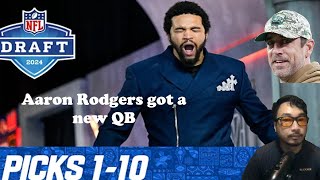 Jayboo Reacts to Picks 110 5 Quarterbacks Drafted  2024 NFL Draft [upl. by Herculie]