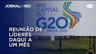 Um mês para a reunião do G20 [upl. by Yllrebmik785]