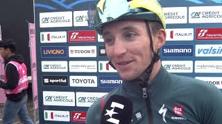 Jai Hindley  Interview at the start  Stage 6  TirrenoAdriatico 2024 [upl. by Ardnola]