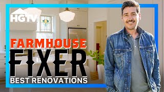 BEST Farm House Renovations from Season 1  Farmhouse Fixer  HGTV [upl. by Alwin418]