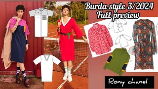 Burda style 32024 full preview 💖😍❤️ [upl. by Gwenny]