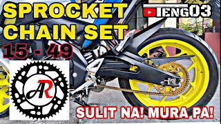 AR SPROCKET SET  TFX 150  Best Combination [upl. by Materse]